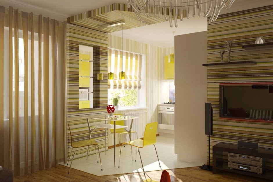 Интерьер двухкомнатной хрущевки