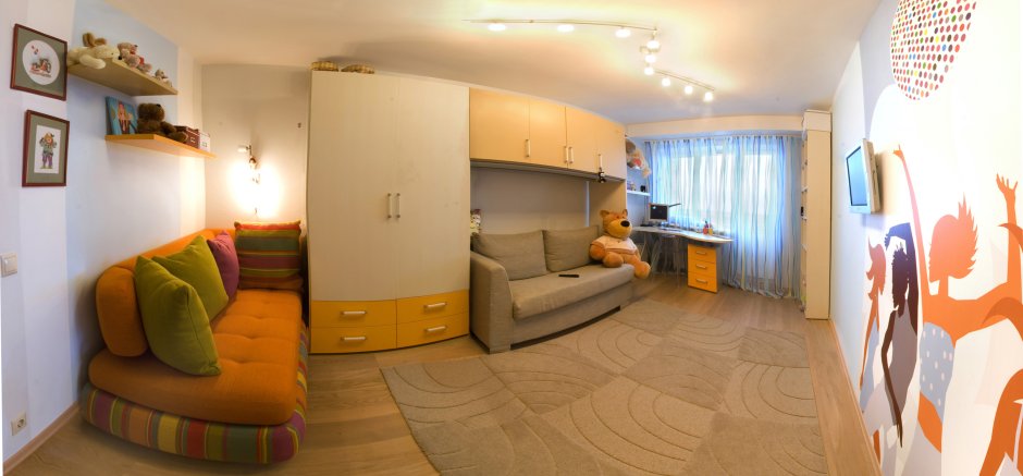 Однокомнатная квартира для четверых