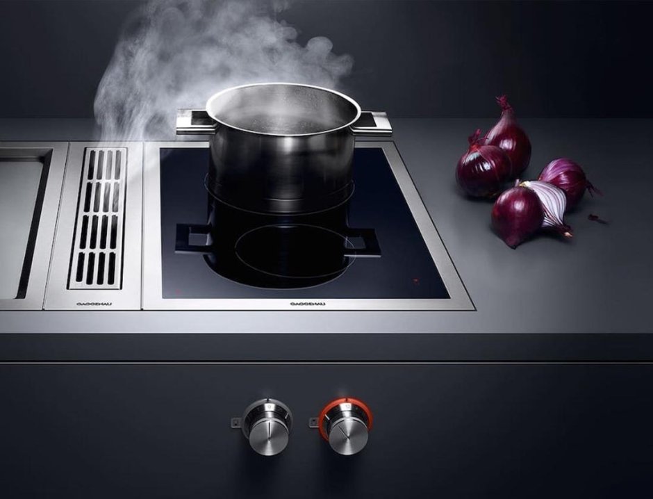 Gaggenau вытяжка встраиваемая в столешницу