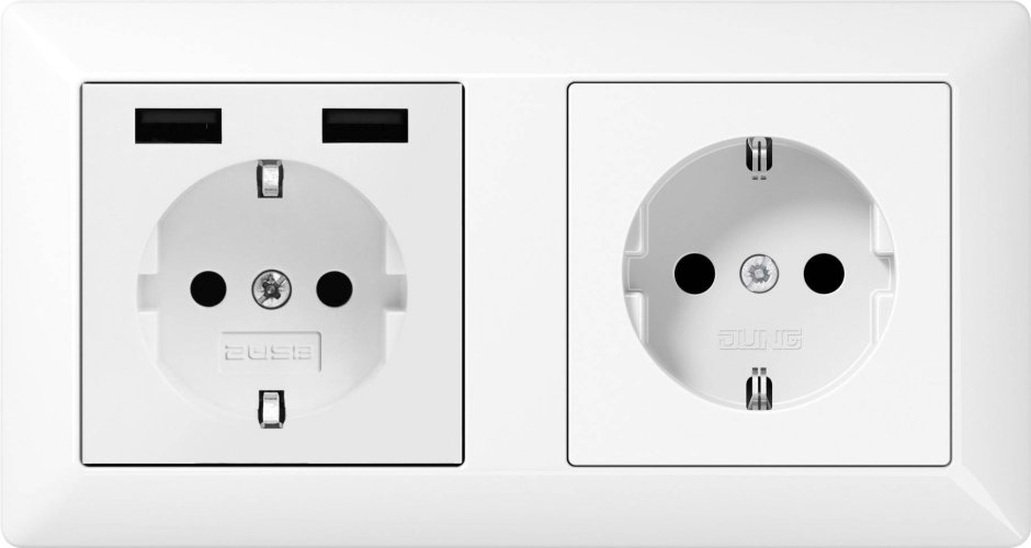 USB розетка ekferr16-028-100-2usb