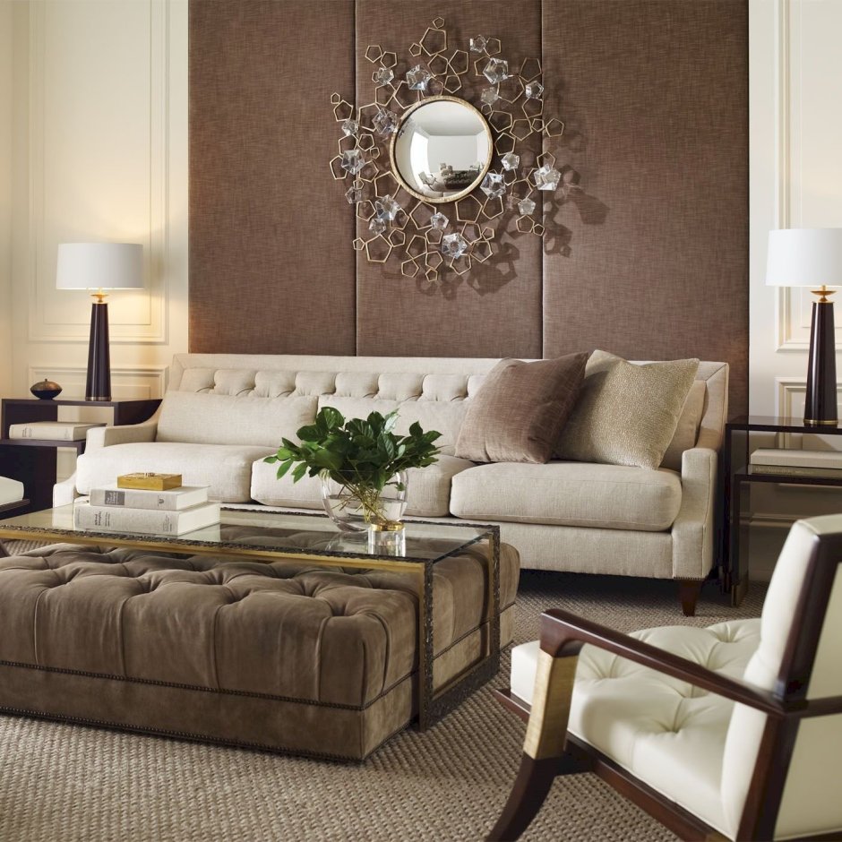 Бежевая мебель в интерьере