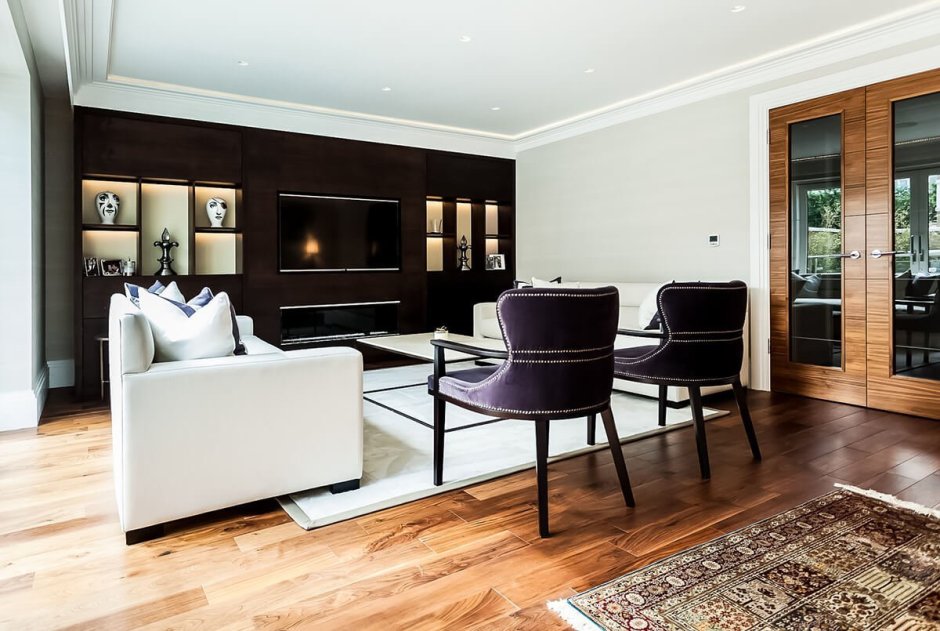 Сочетание цветов с деревом в интерьере