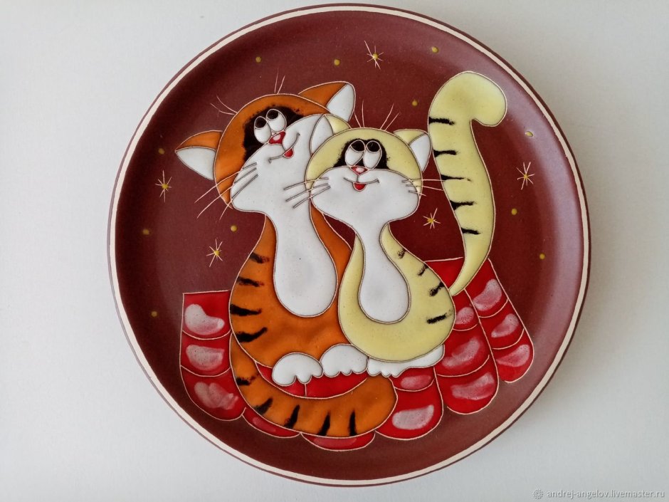 Кошачьи тарелки Татьяны Гавриловой