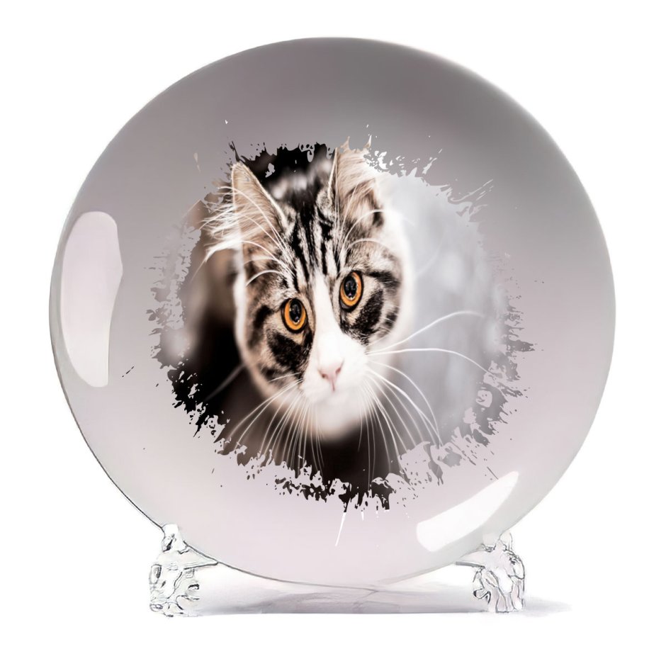 Кот в тарелке