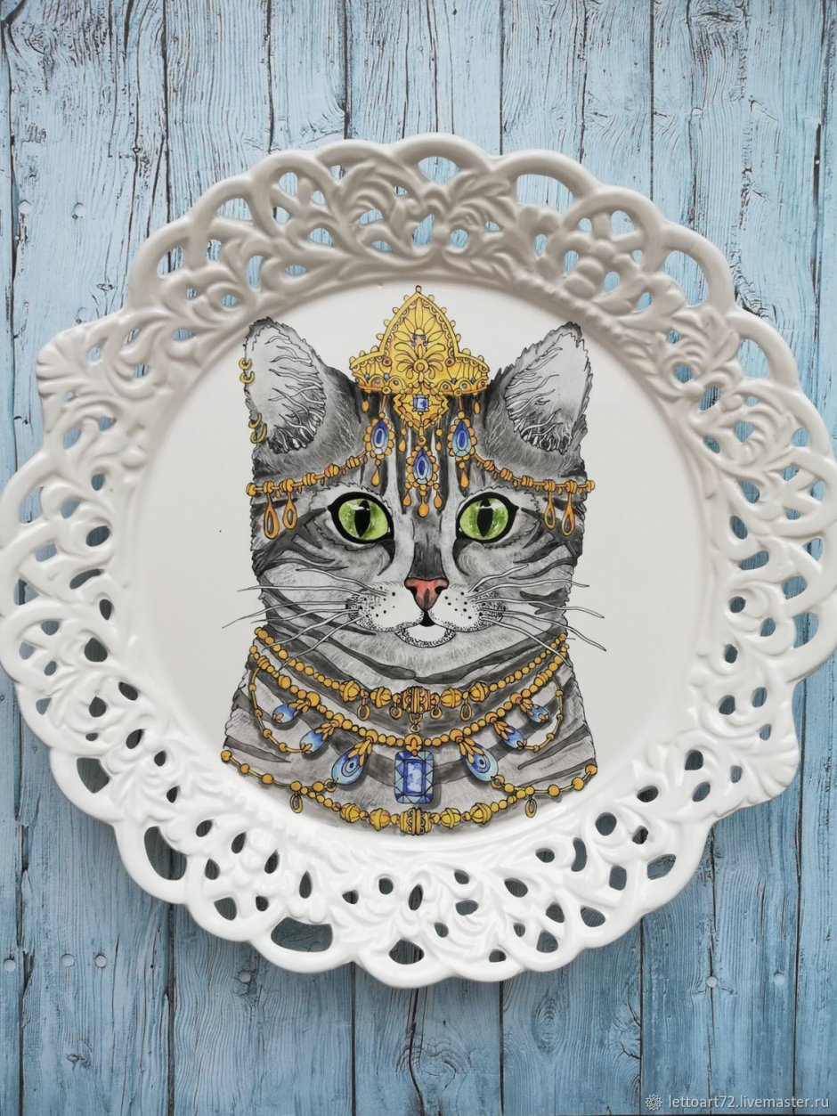 Тарелки с котами