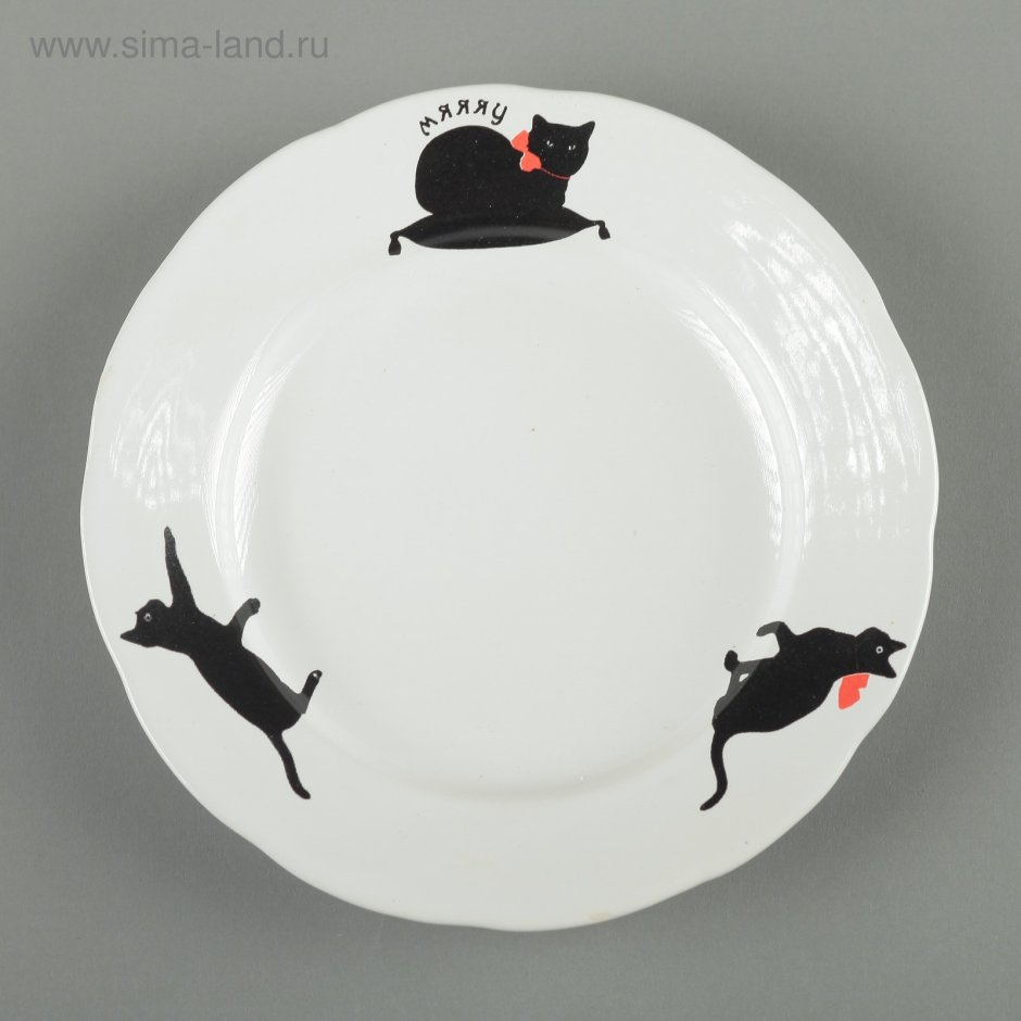 Тарелки с кошечками