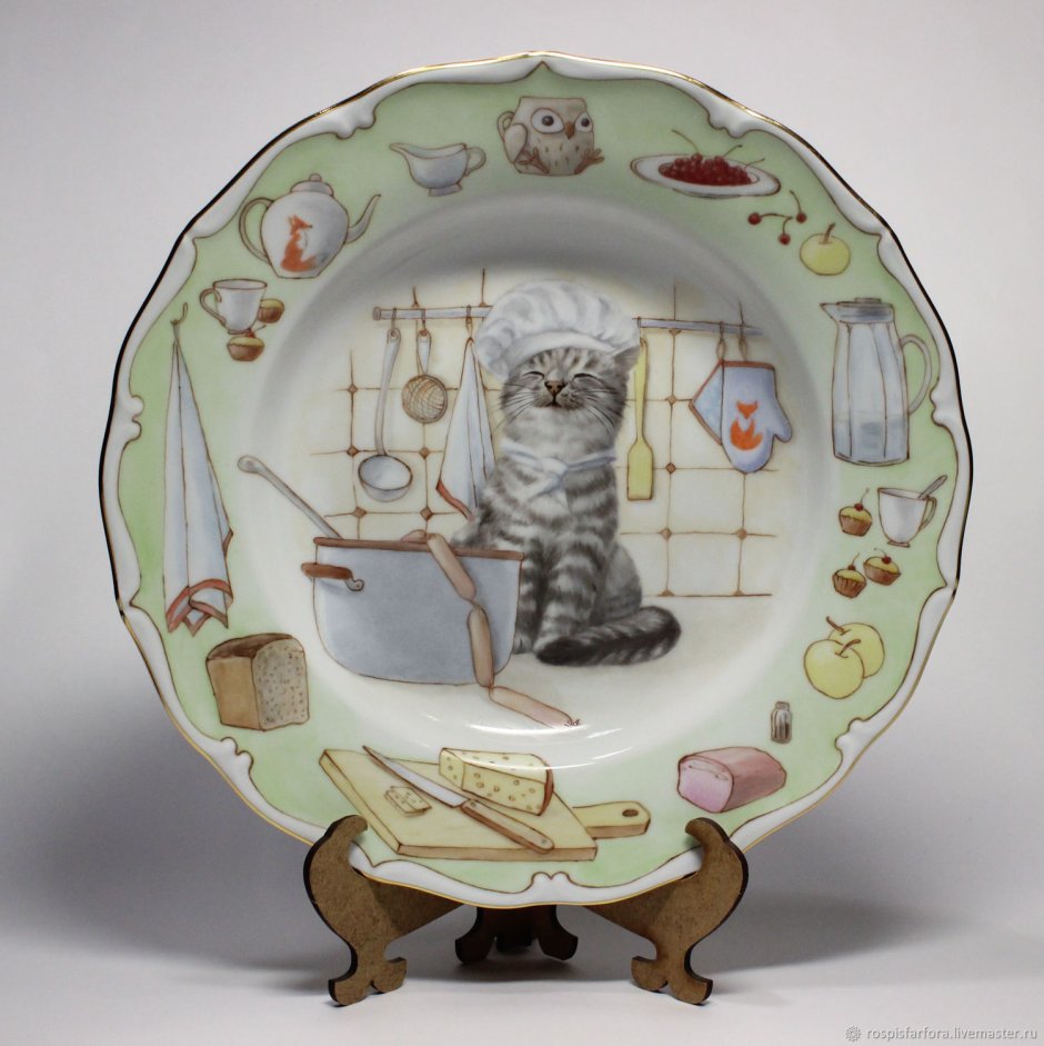 Лефард котики тарелки