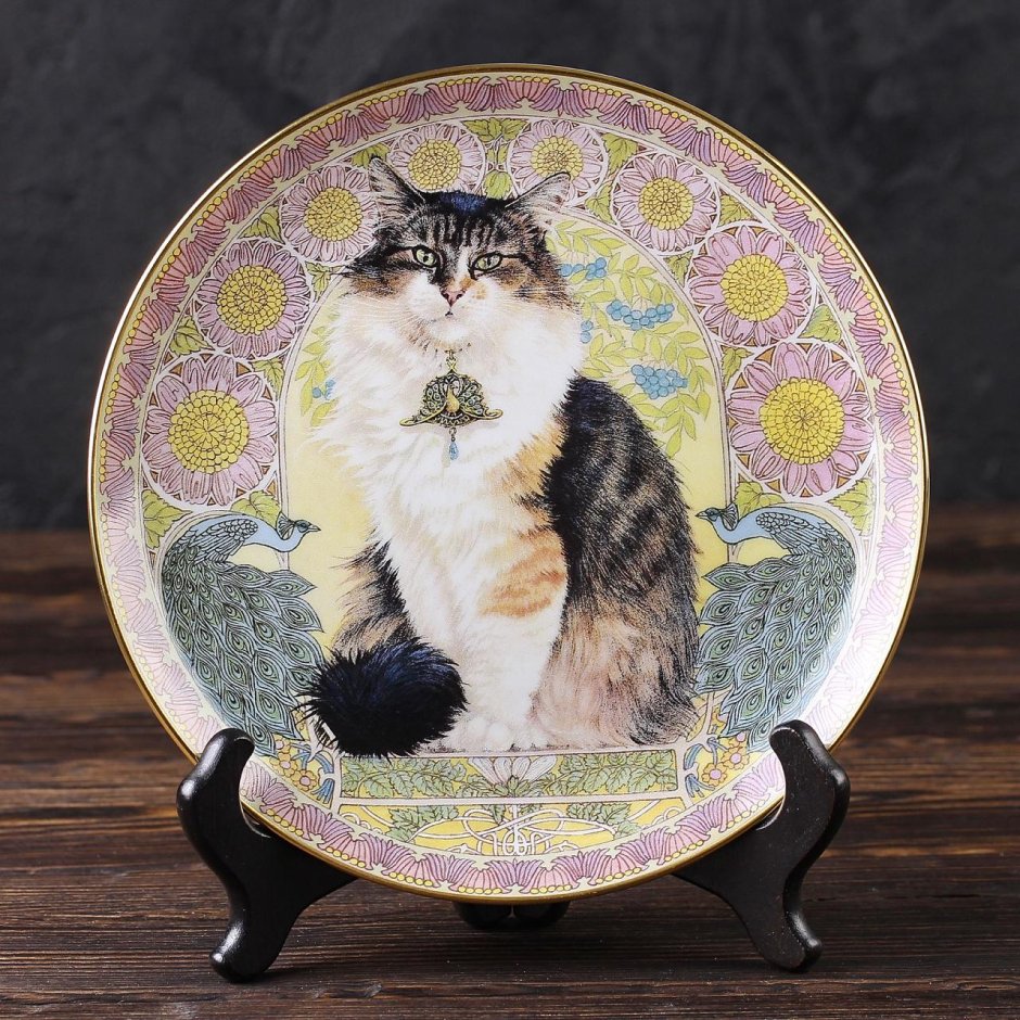 Тарелки с кошечками