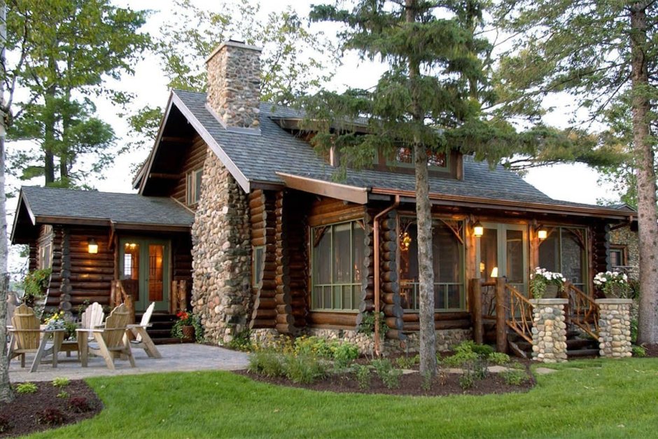 Дом Шале камень/дерево в Сосновом Бору