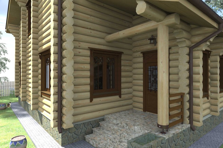 Тиккурила 5064 оцилиндрованного бревна