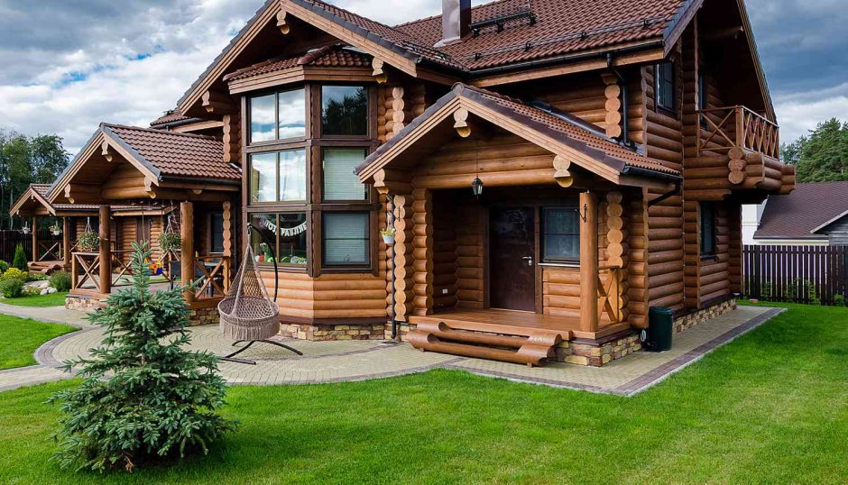 Красивый цвет сруба