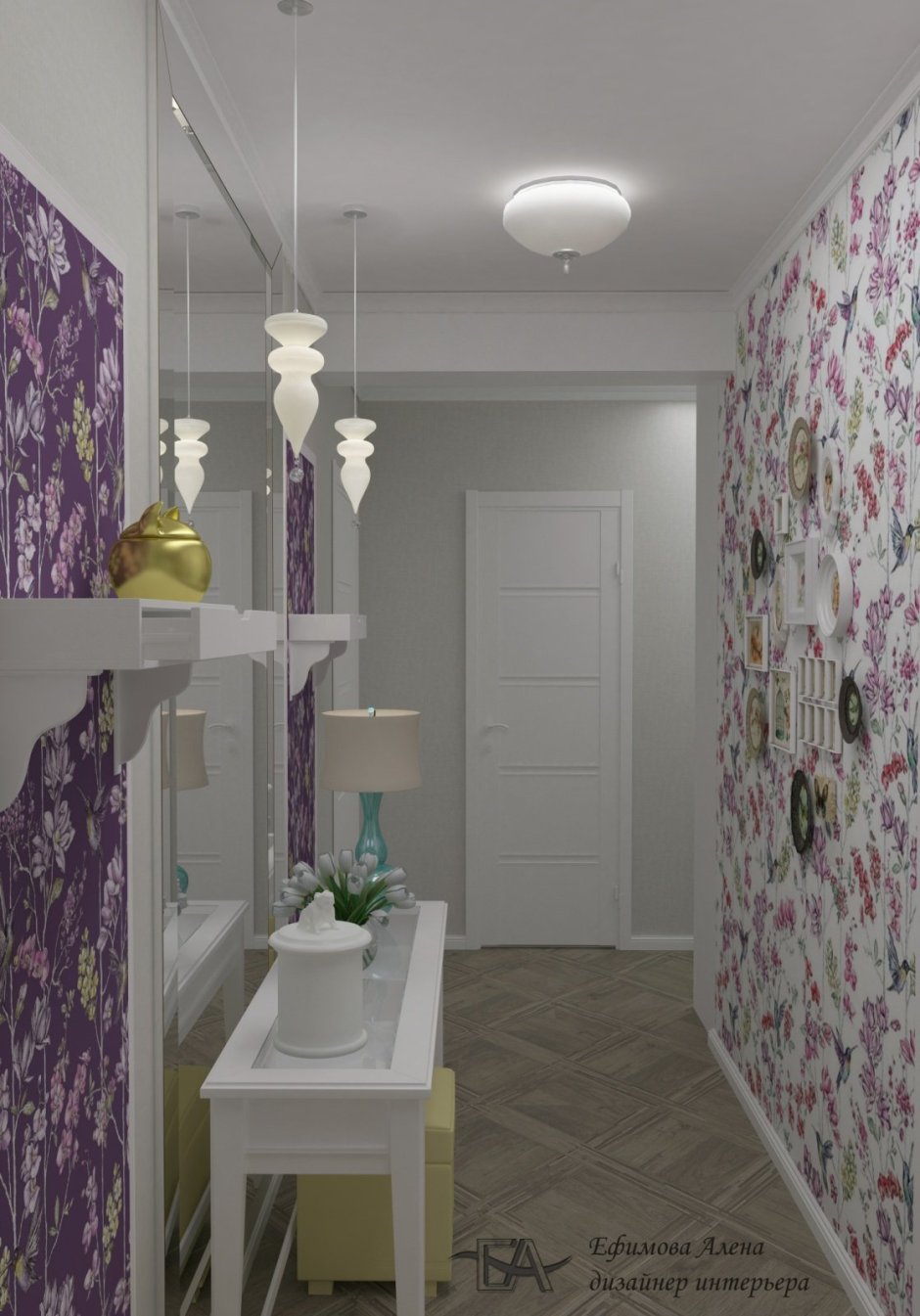 Кухня совмещенная с коридором