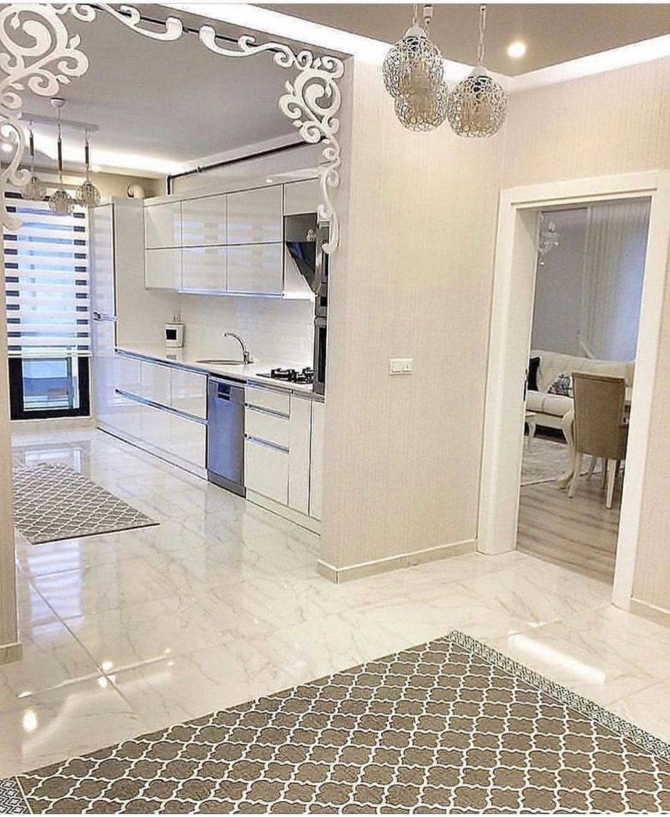 Кухня совмещенная с прихожей