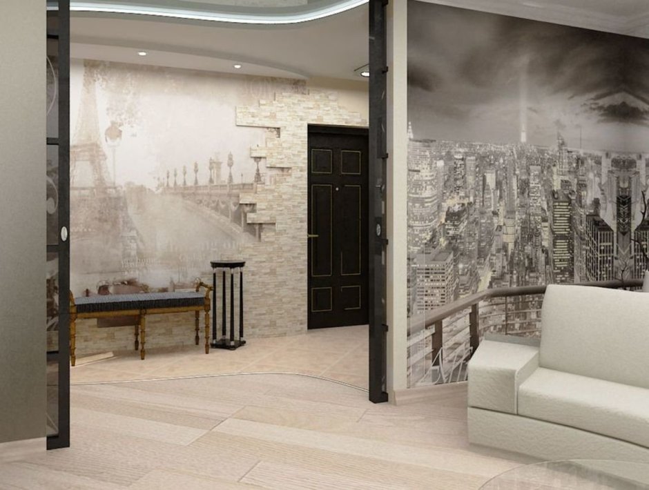 Обои в зал и прихожую