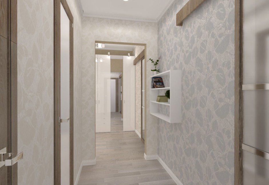 Интерьер кухни какие обои поклеить