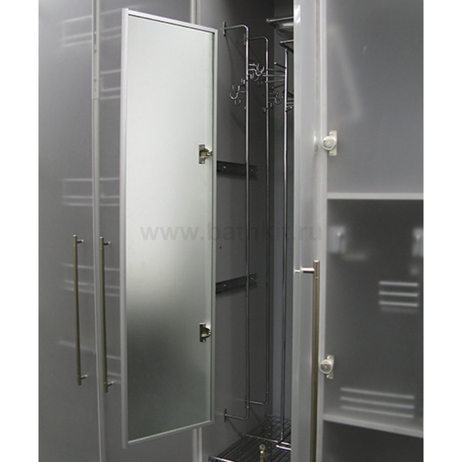 BROGRUND БРОГРУНД зеркало, нержавеющ сталь3x27 см