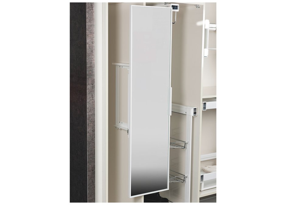 Поворотно-выдвижное зеркало с полкой 960х545 мм aspevp10