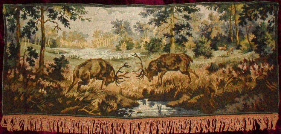 Гобеленовые ковры на стену с оленями