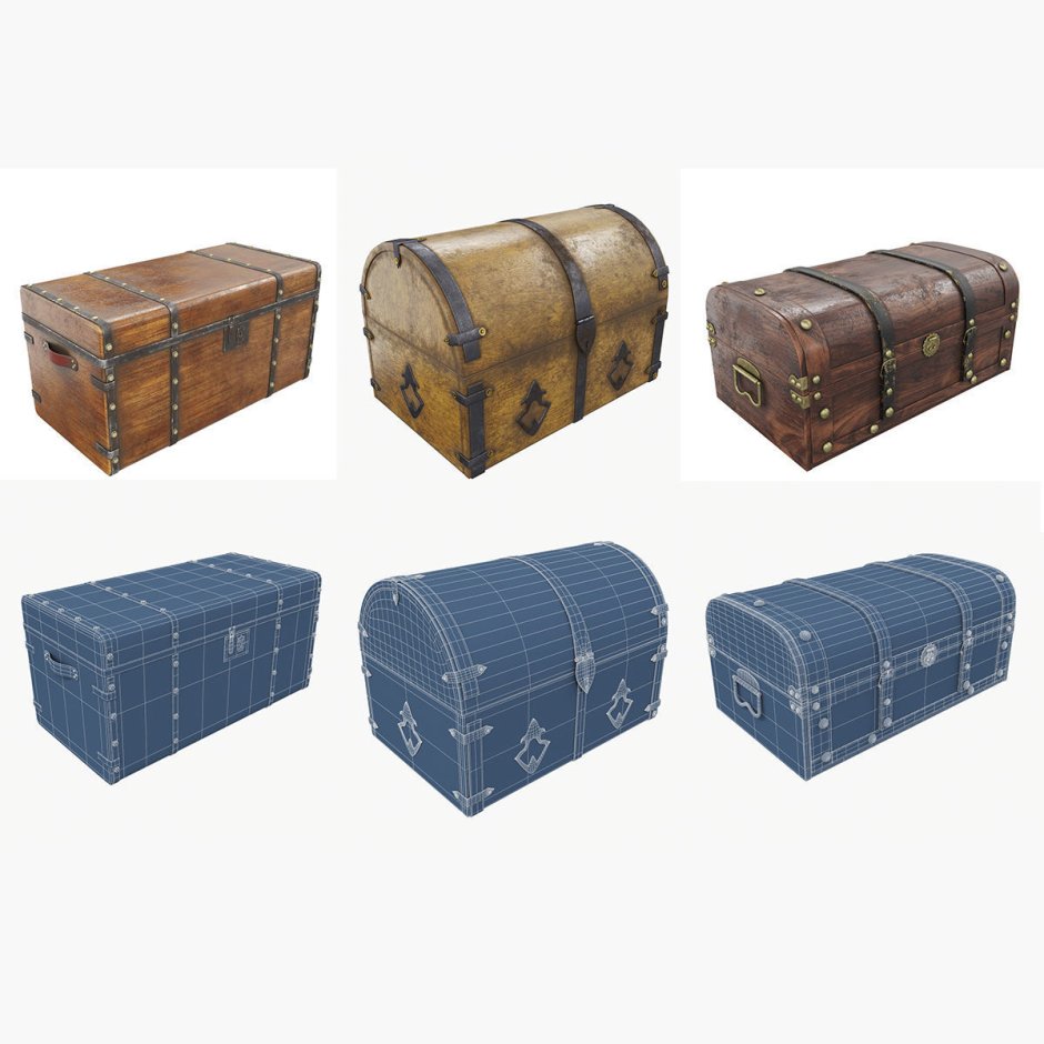 Шкатулка "сундук", арт. 714650