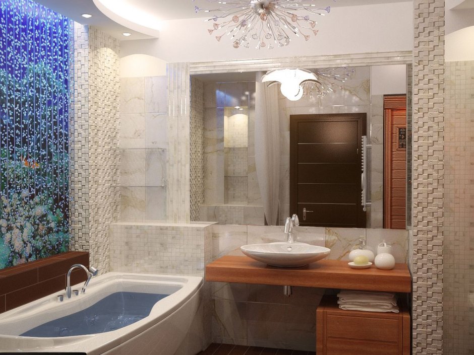 Пузырьковые панели в ванную комнату