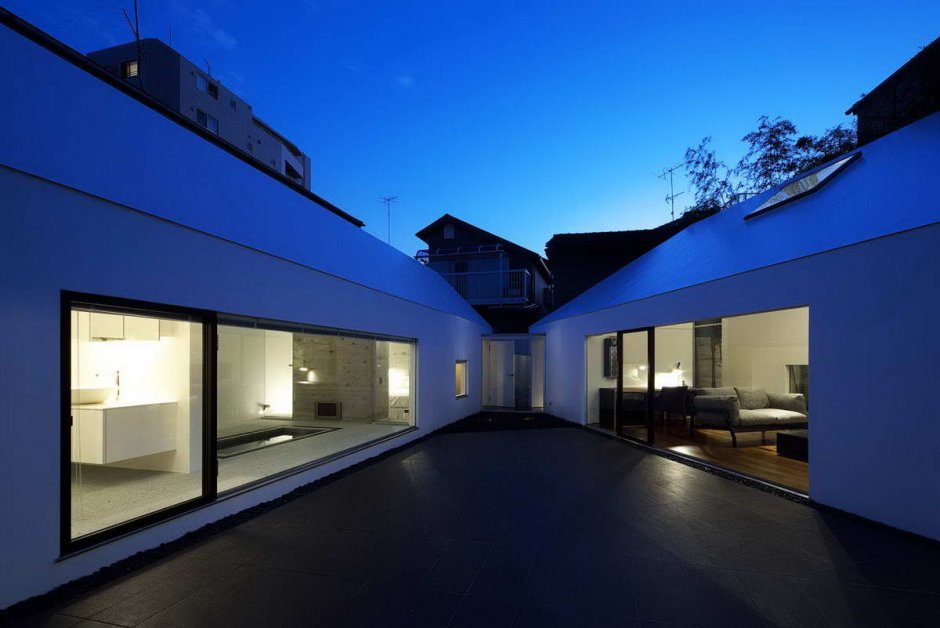 Японские современные особняки в Токио