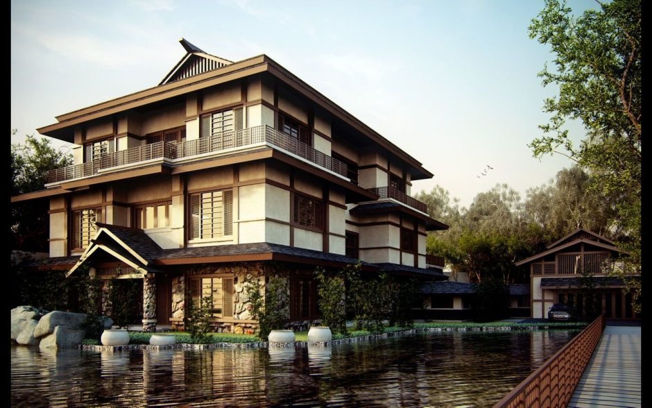 Япония дом внутри современный