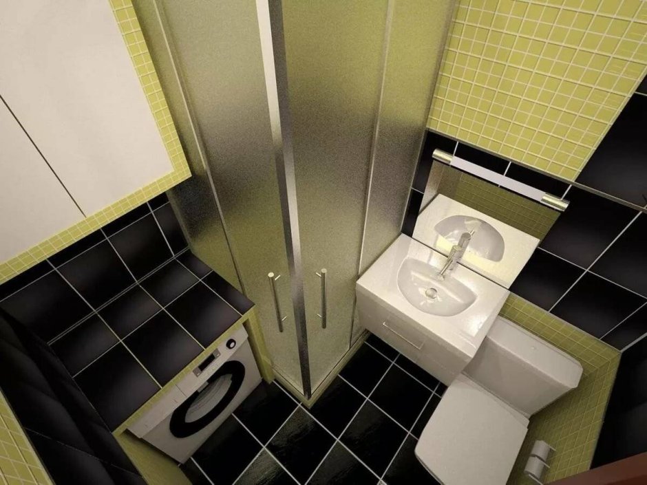 Ванная с туалетом в хрущевке