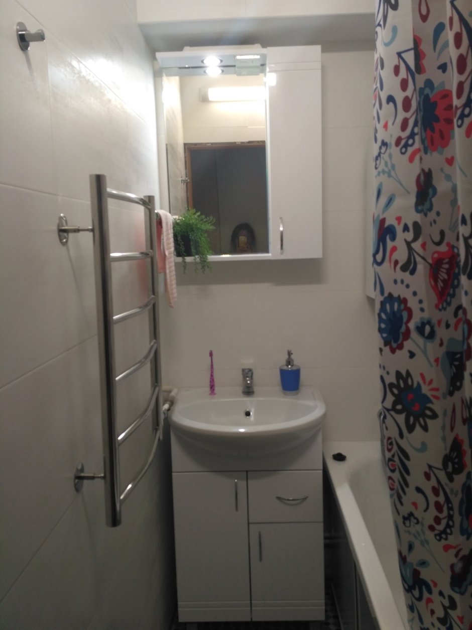 Бюджетная ванная в хрущевке