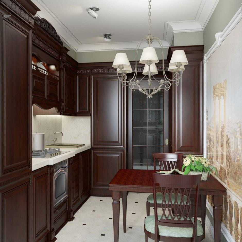 Кухня Неоклассика 9м2