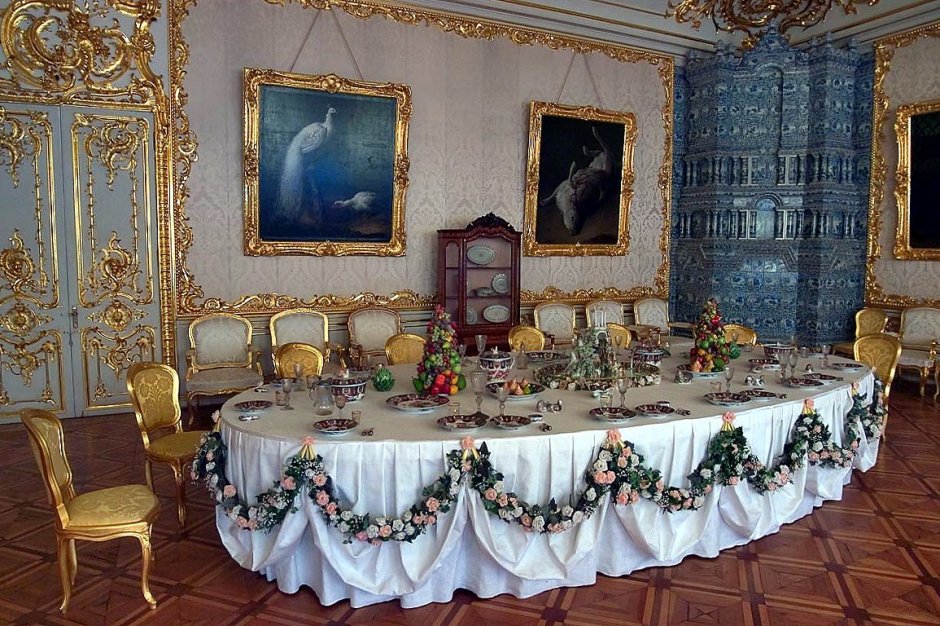 Белая буфетная Екатерининский дворец