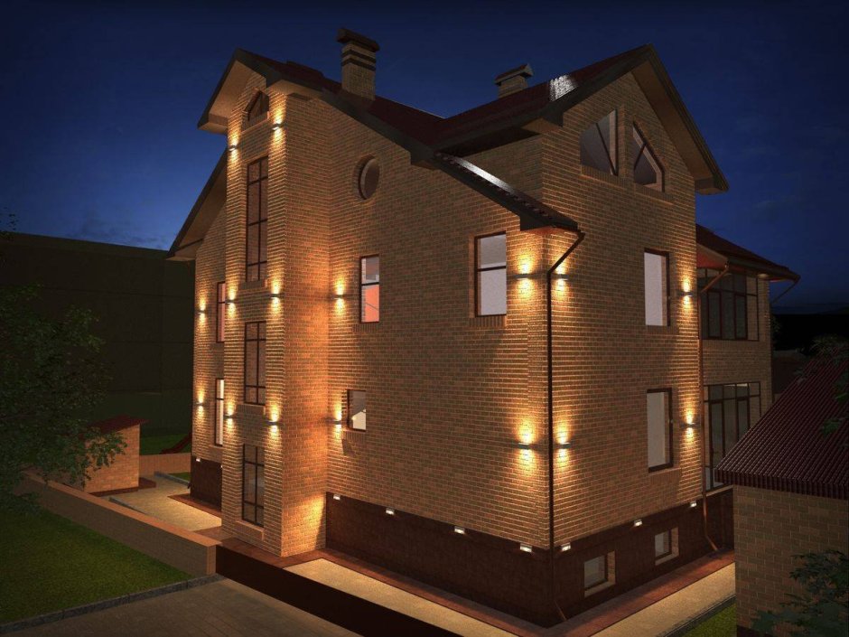 Наружная подсветка фасадов