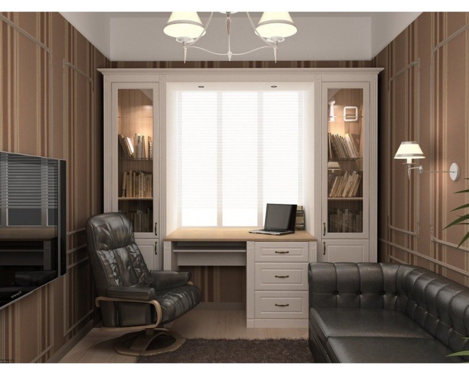 Комната-кабинет интерьер