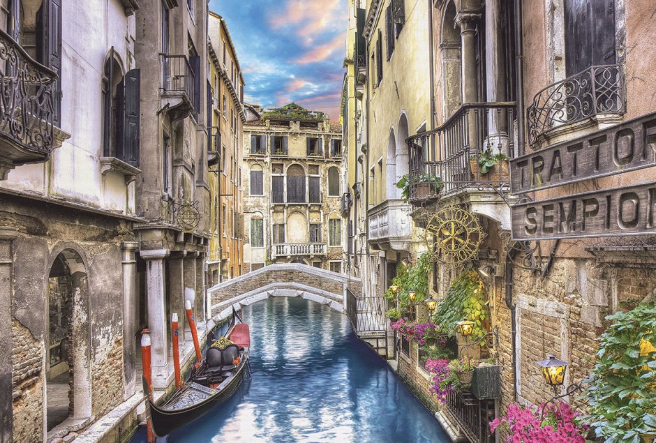 Венеция мост улочки