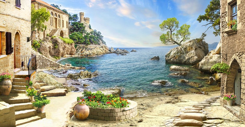 Средиземноморские улочки Аффреско