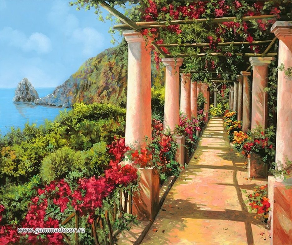 Художник Гвидо Борелли Тоскана