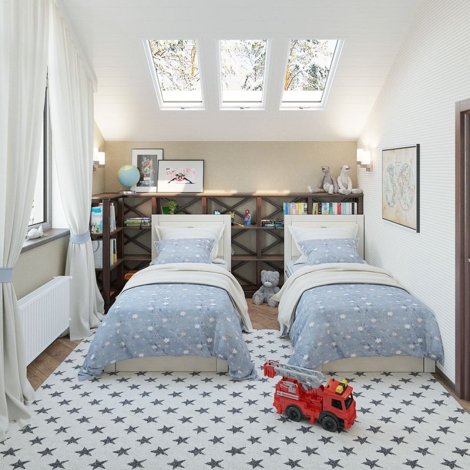 Детская мебель для двоих разнополых детей