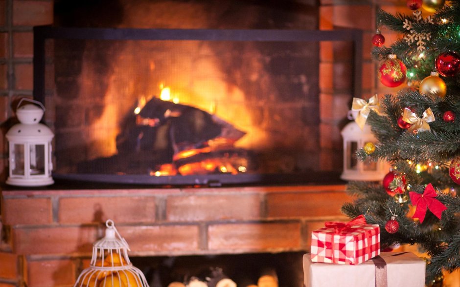 Камин на рабочий стол