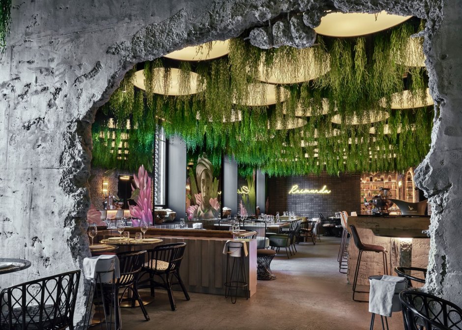 Кафе интерьер бехайнс