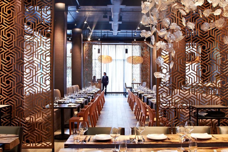 Экостиль в интерьере кафе