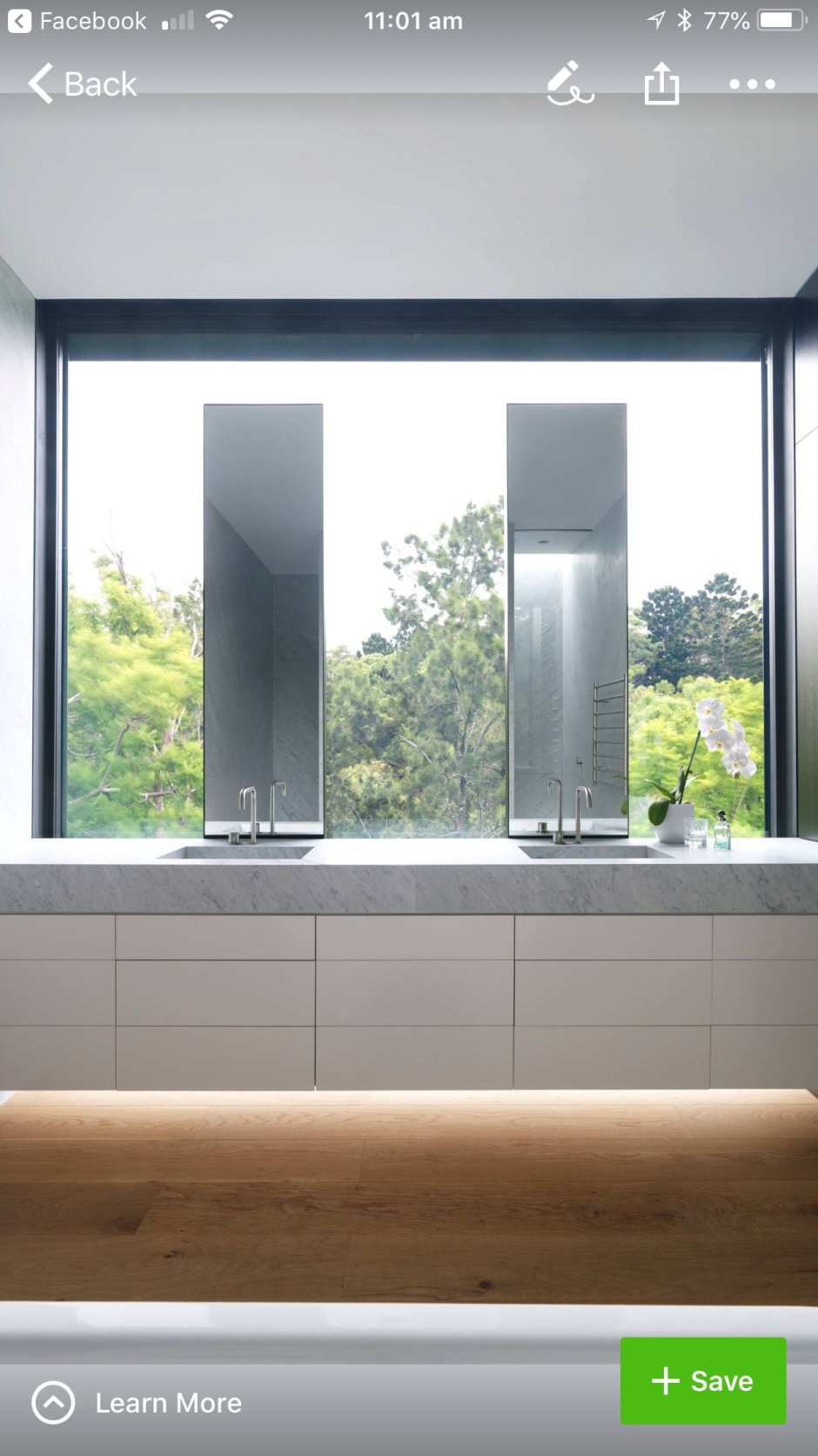 Кухня с окном в ванную дизайн