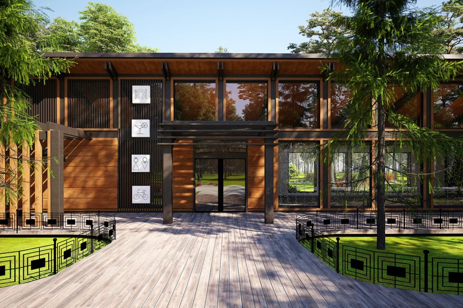 Сосновый Бор Новосибирск панорамные виллы