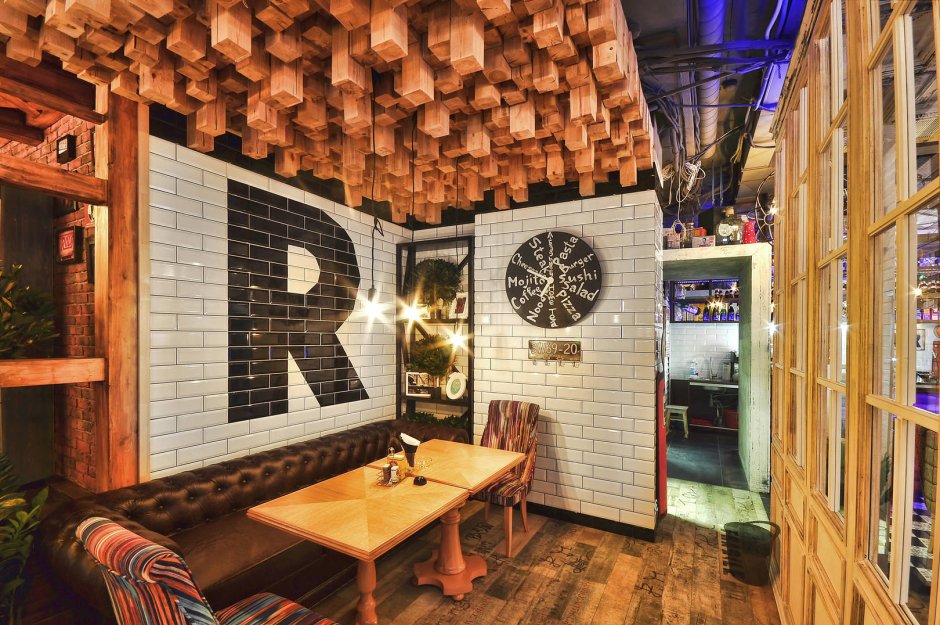 Фишки в интерьере кафе