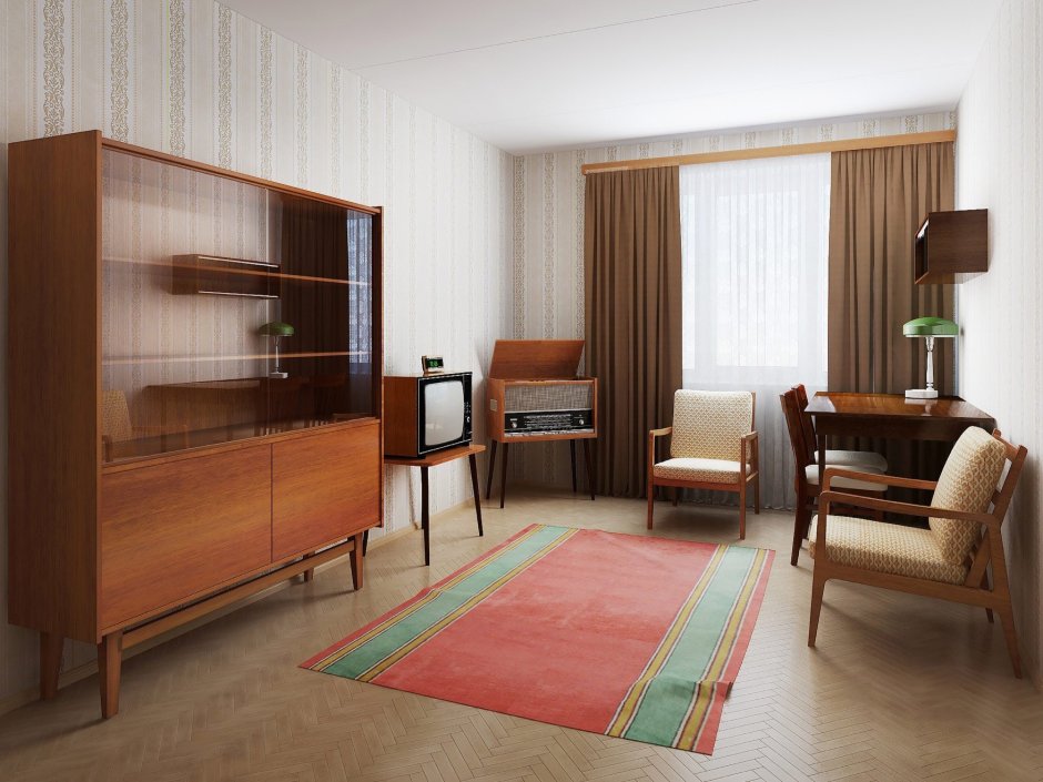 Советский интерьер