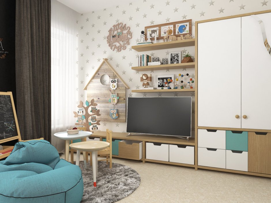 Детская с телевизором