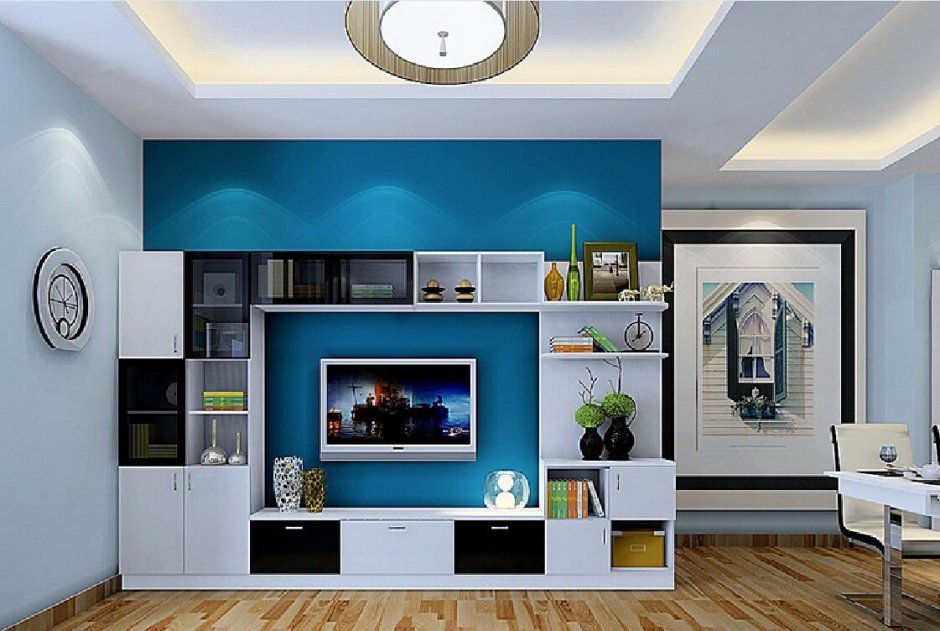 Стенка в детскую комнату с телевизором