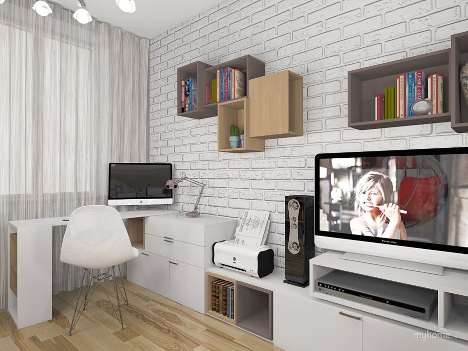 Телевизор в комнате подростка