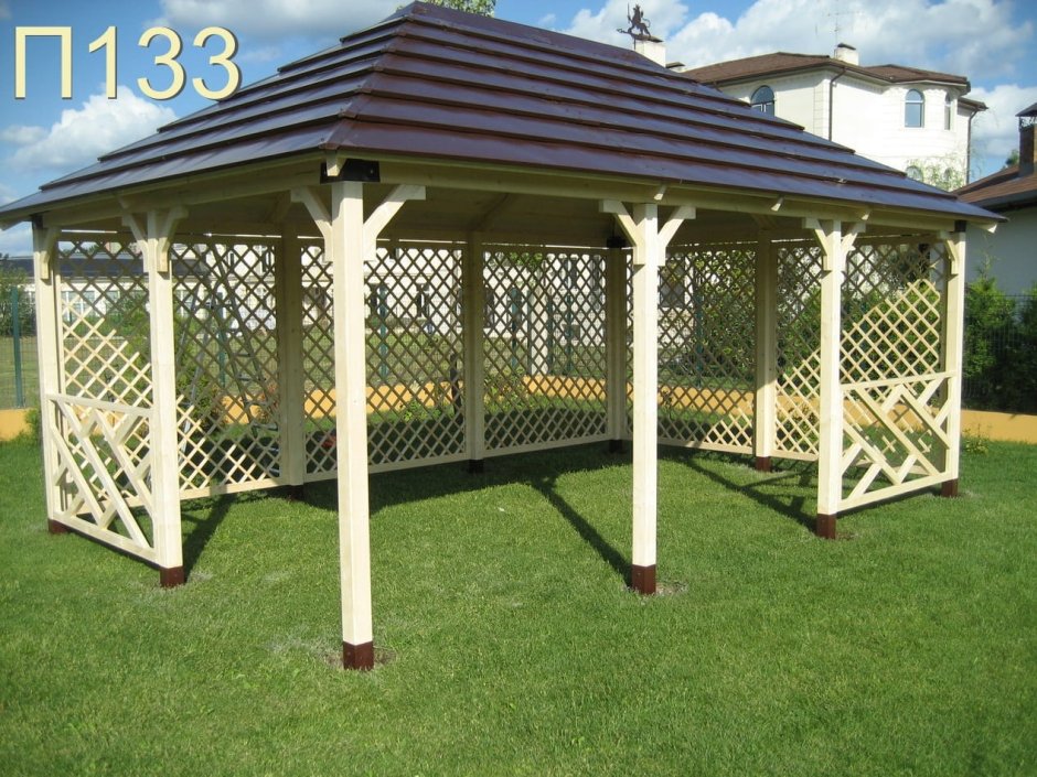 Беседка без пола