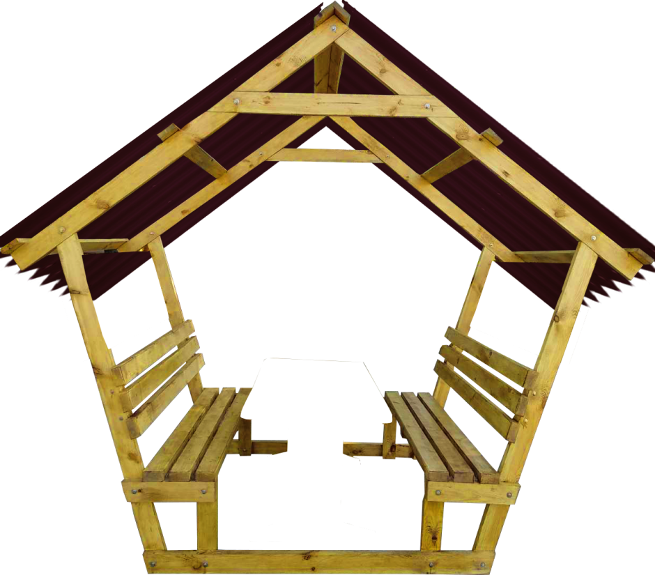 Беседка без пола