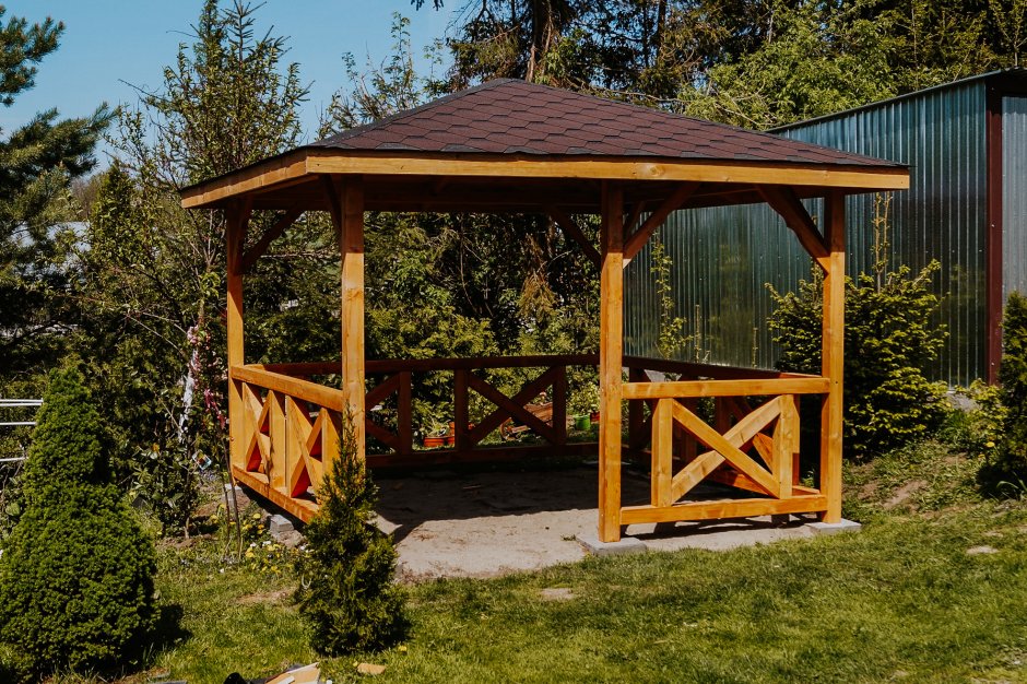 Беседка квадратная