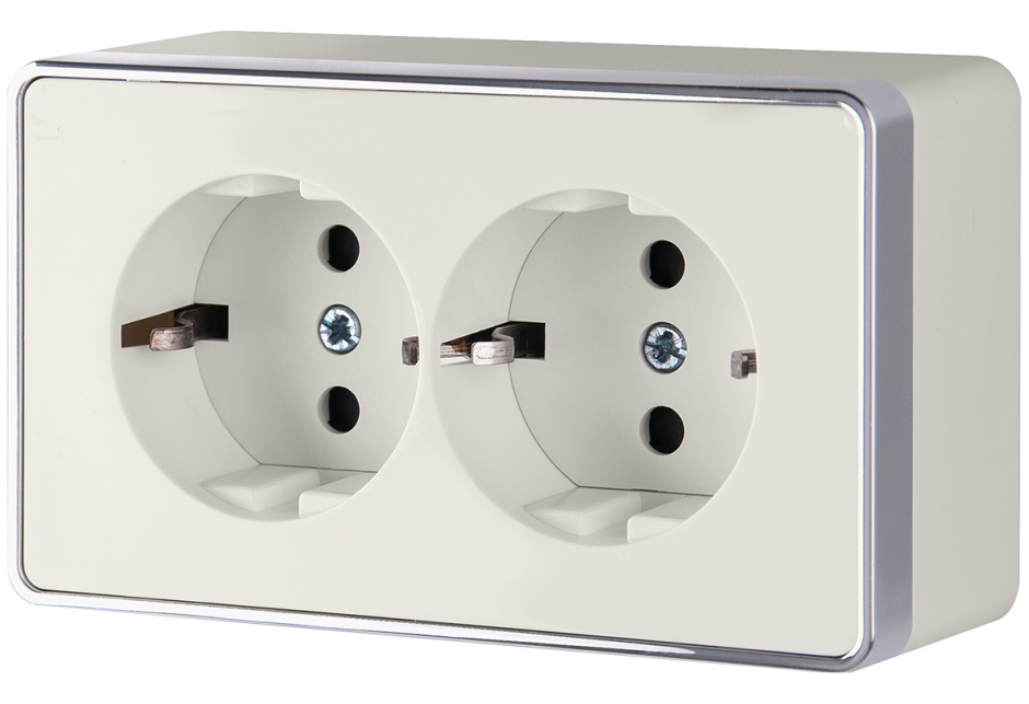 Розетка Werkel wl15-02-03 (a036767),16а, с заземлением, белый